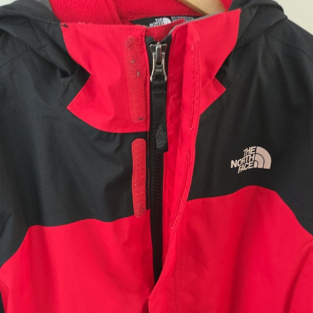 2 In 1 The North Face Boys Size 14/16 Red and Black Performance Jacket & Fleece - Picture 5 of 16
